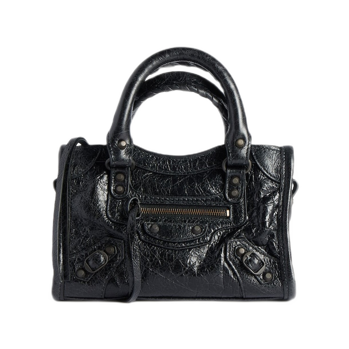 8196712ABEK1000 Balenciaga Le City Bag Nano Black