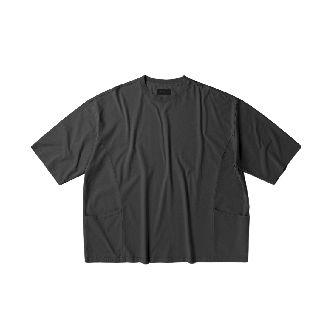 이스트서비스샵 인시젼 사이드 포켓 반팔티 차콜