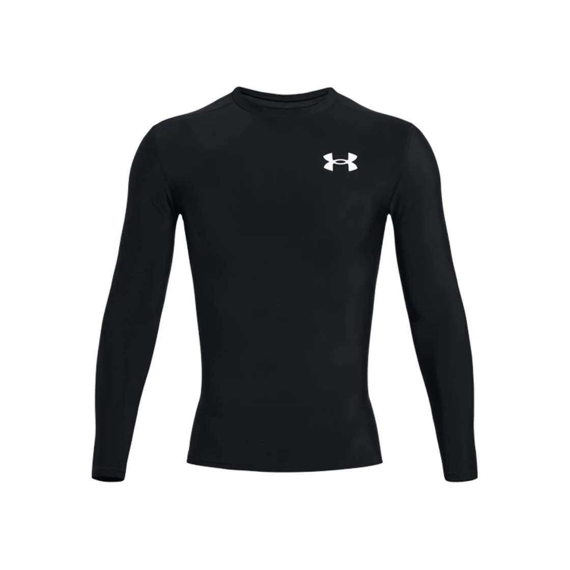 언더아머 히트기어 OG 컴프레션 롱슬리브 티셔츠 블랙 화이트(Under Armour HeatGear OG Compression Long Sleeve T-Shirt Black White)