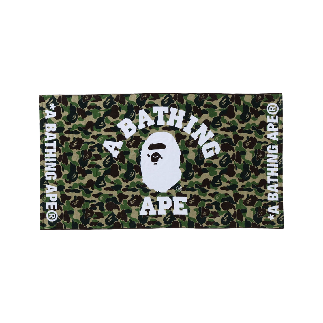 - BAPE ABC Camo Beach Towel Green
