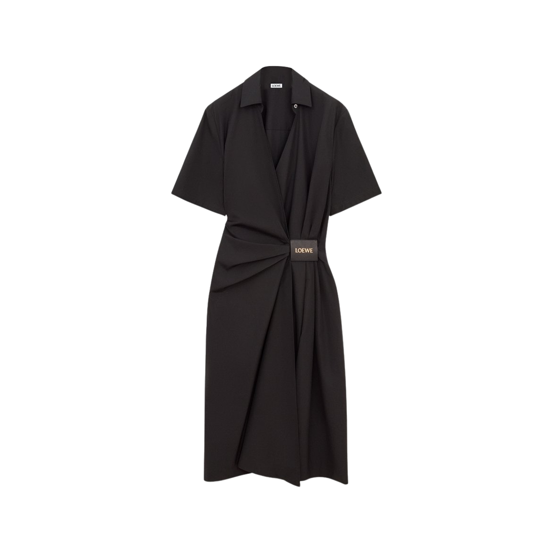 (W) 로에베 코튼 드레스 블랙((W) Loewe Cotton Dress Black) - 1