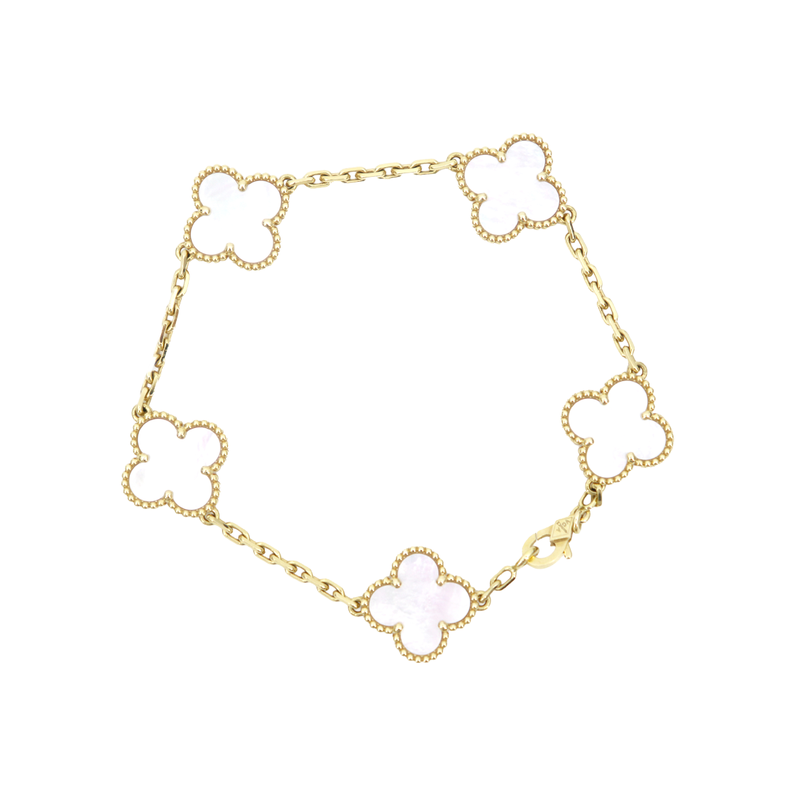 ITCCD9HKH799 Van Cleef & Arpels Vintage Alhambra 5 Motifs Bracelet - 대표 이미지 #1