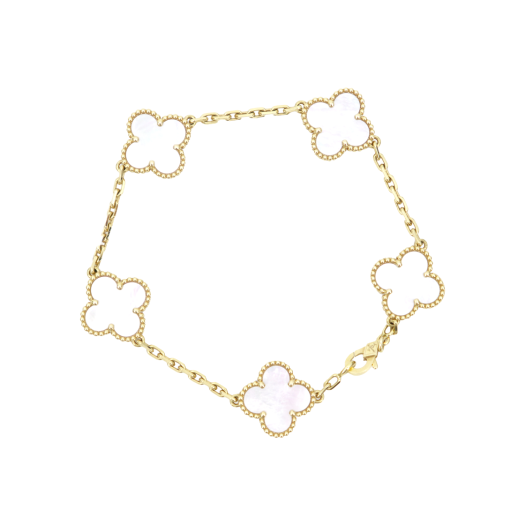 ITCCD9HKH799 Van Cleef & Arpels Vintage Alhambra 5 Motifs Bracelet