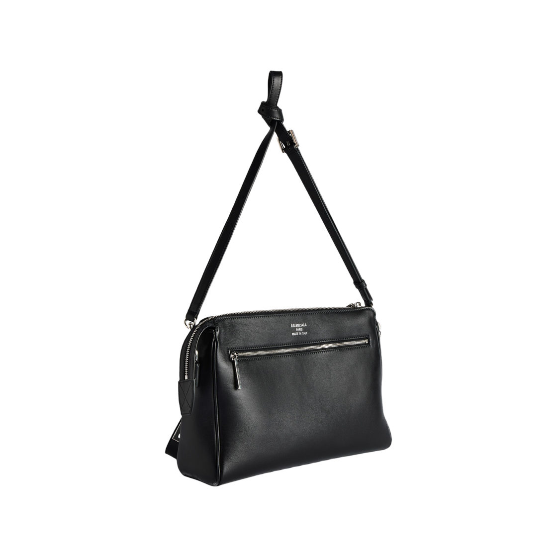 발렌시아가 벨 에어 지퍼 메신저 백 스몰 블랙(Balenciaga Bel Air Zipped Messenger Bag Small Black) - 3