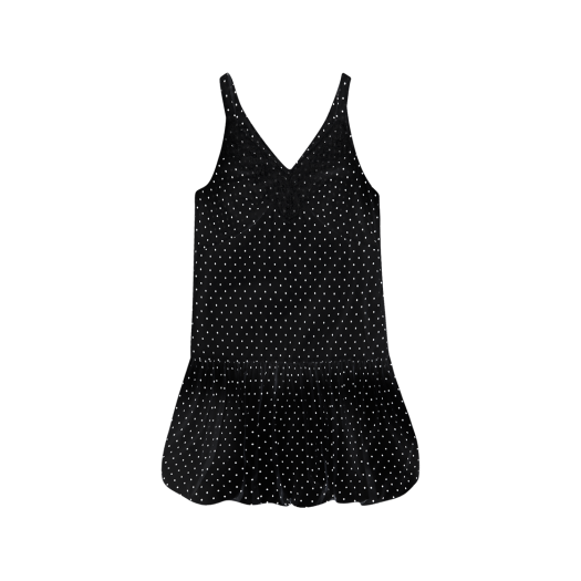 MF2536OP003MBBFR Margarin Fingers Dot Balloon One Piece Black
