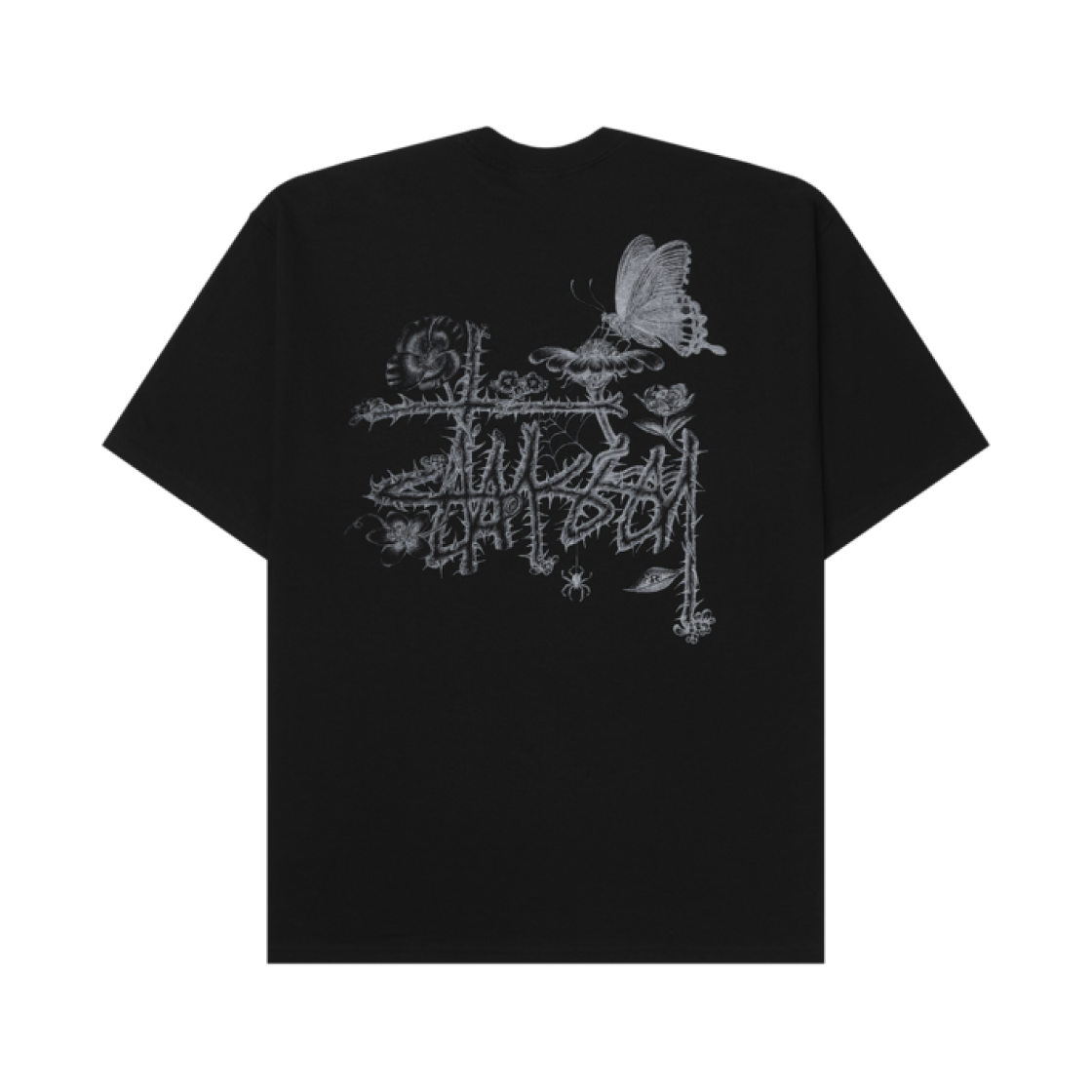 스투시 인 블룸 티셔츠 블랙(Stussy In Bloom T-Shirt Black)