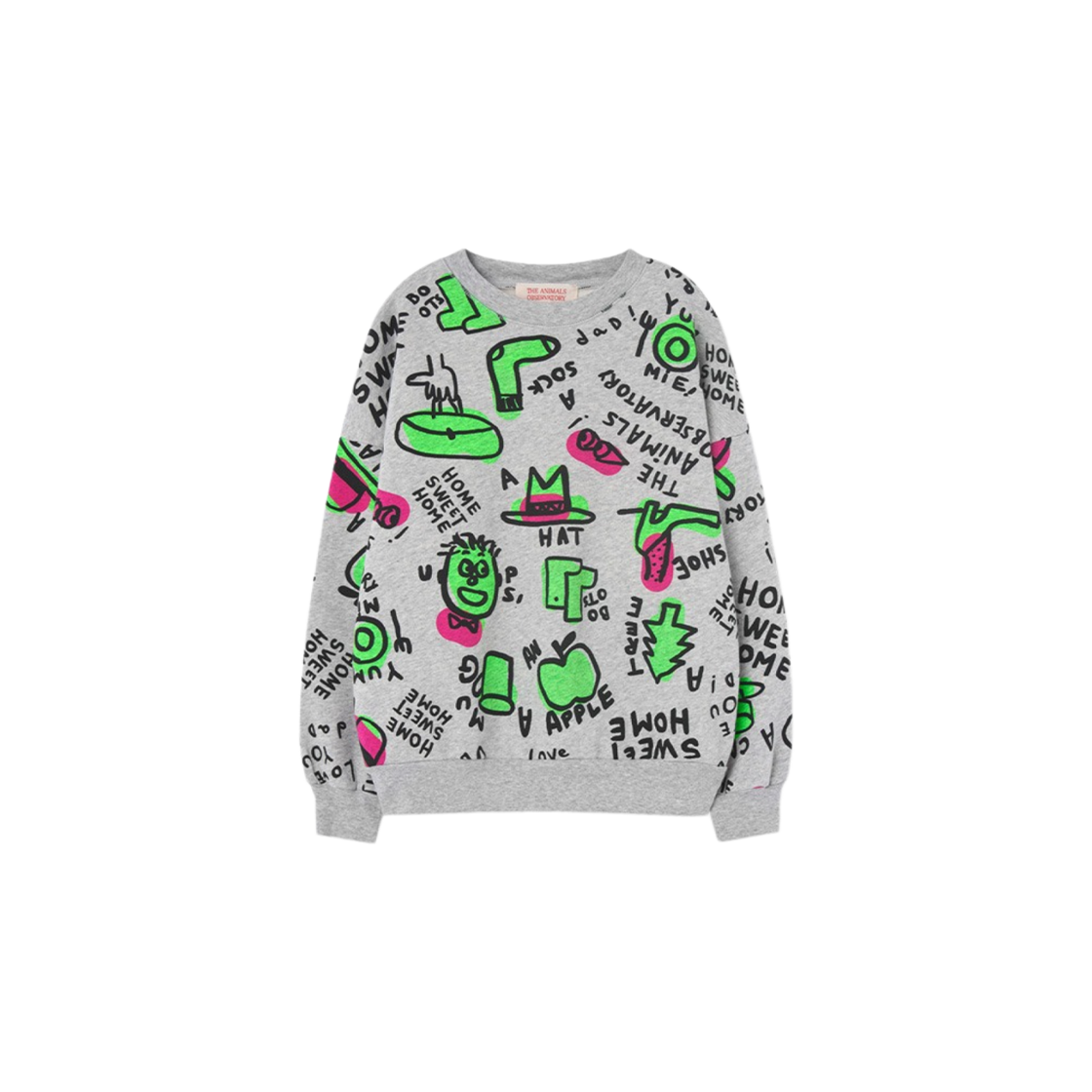 F24135-208-GV (Kids) TAO Bear Sweatshirt Gray