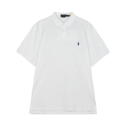[20% 적립] Polo Ralph Lauren Classic Fit Mesh Polo Shirt White - 25FW
