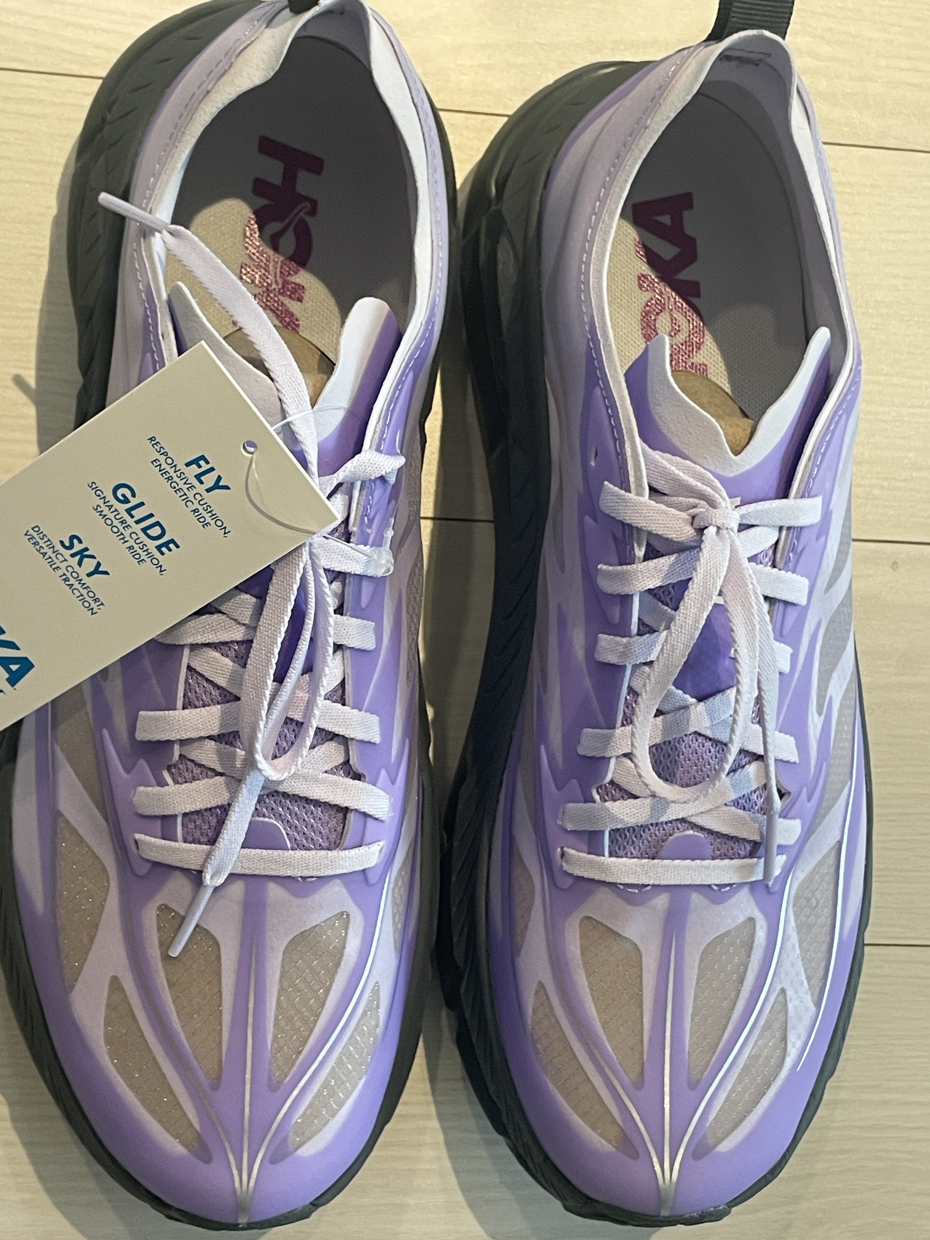 Hoka Mafate Speed 4 Lite Starlight Glow Aster Flower 착용 스타일