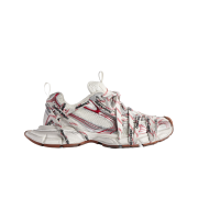(W) Balenciaga 3XL Extreme Laces Logo Sneaker Beige Grey Red Brown