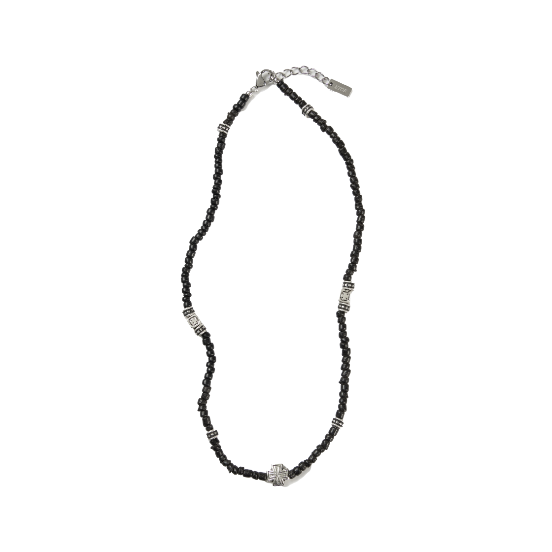 ET2502TC05BK [예약배송] ETCE Cross Beads Necklace