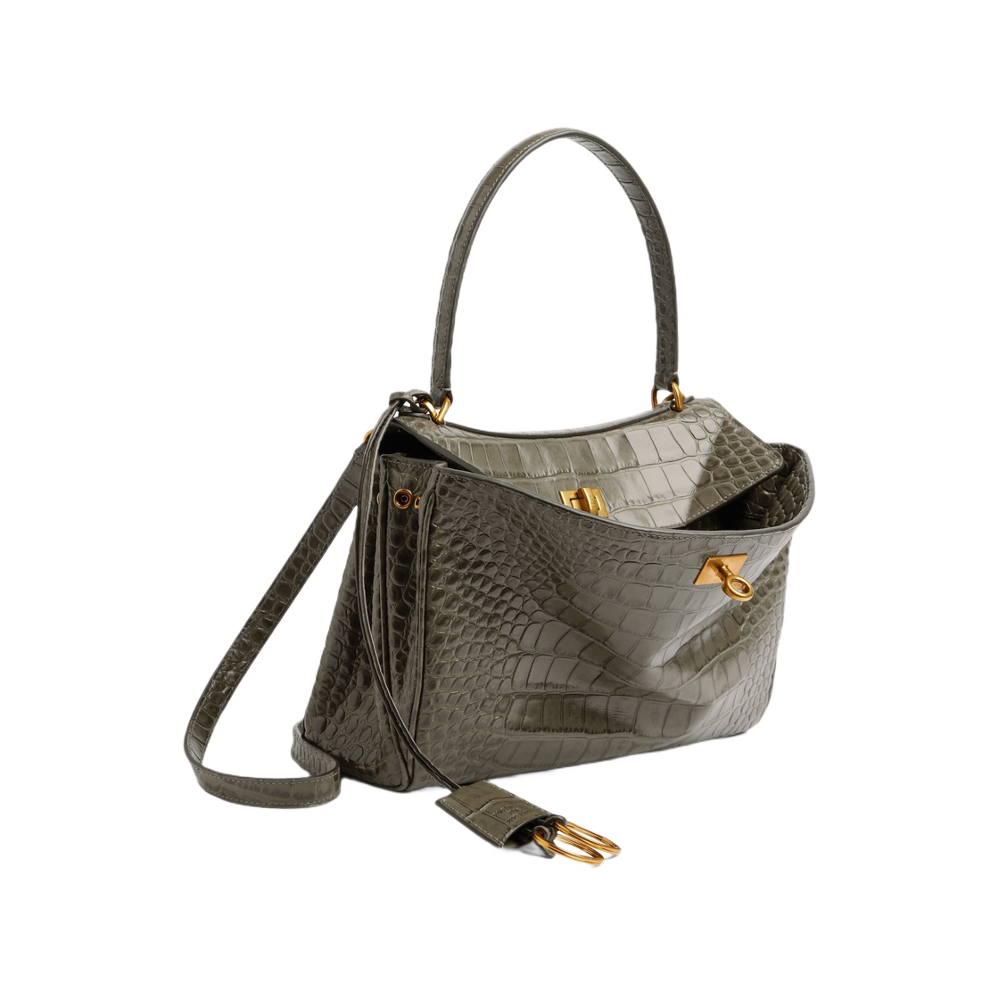 발렌시아가 로데오 핸드백 스몰 아미 그린(Balenciaga Rodeo Handbag Small Army Green) - 2