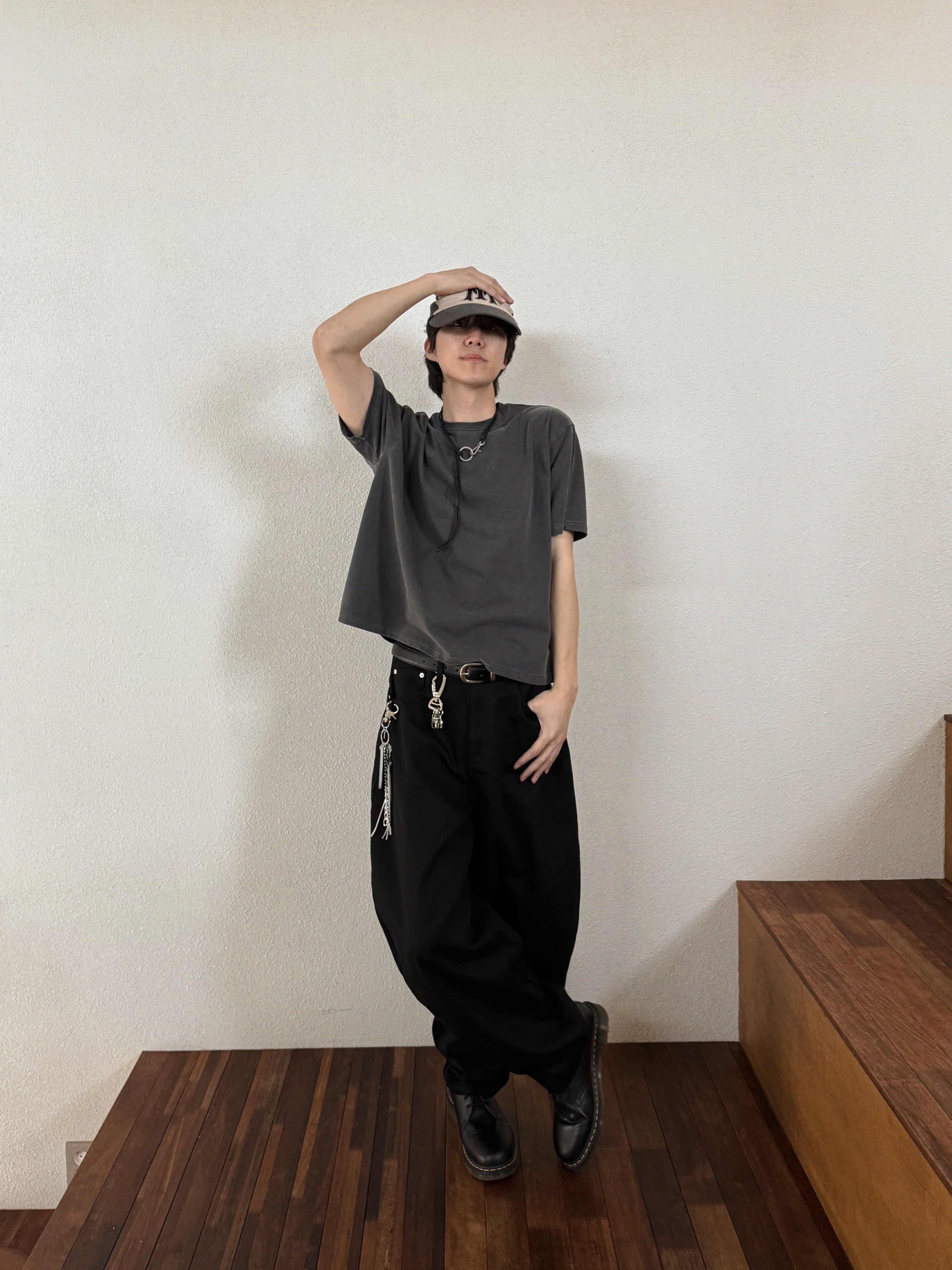 Dr. Martens 1461 Smooth Black 착용 스타일 - 2
