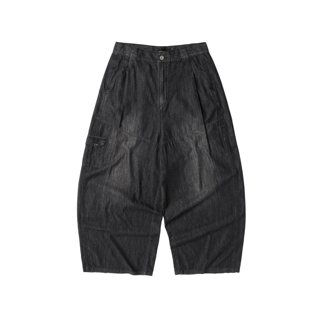 HERSDDW603BKA eastserviceshop Utility Pocket Silky Denim Pants Black