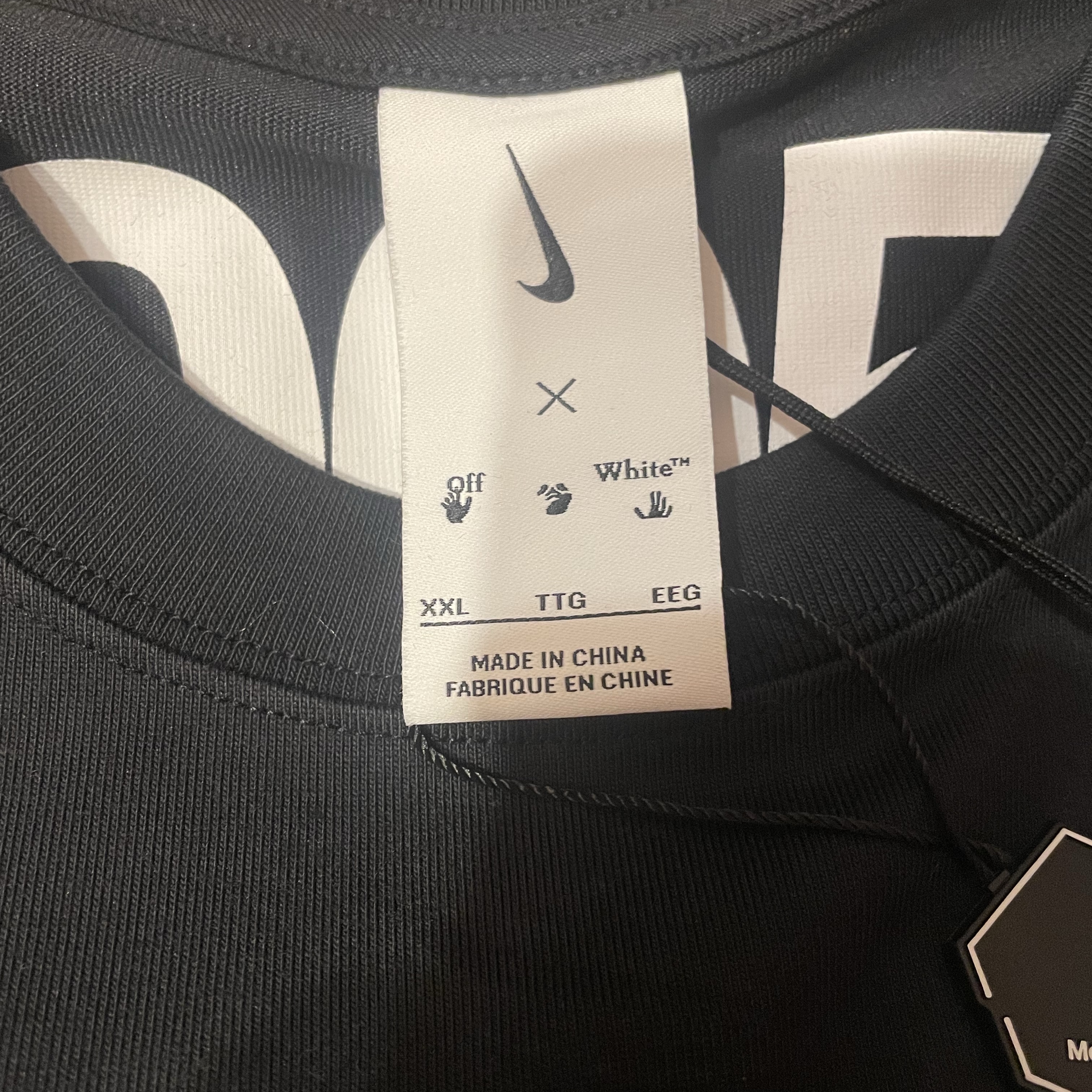 Nike x Off-White NRG T-Shirt Black - Asia 착용 스타일