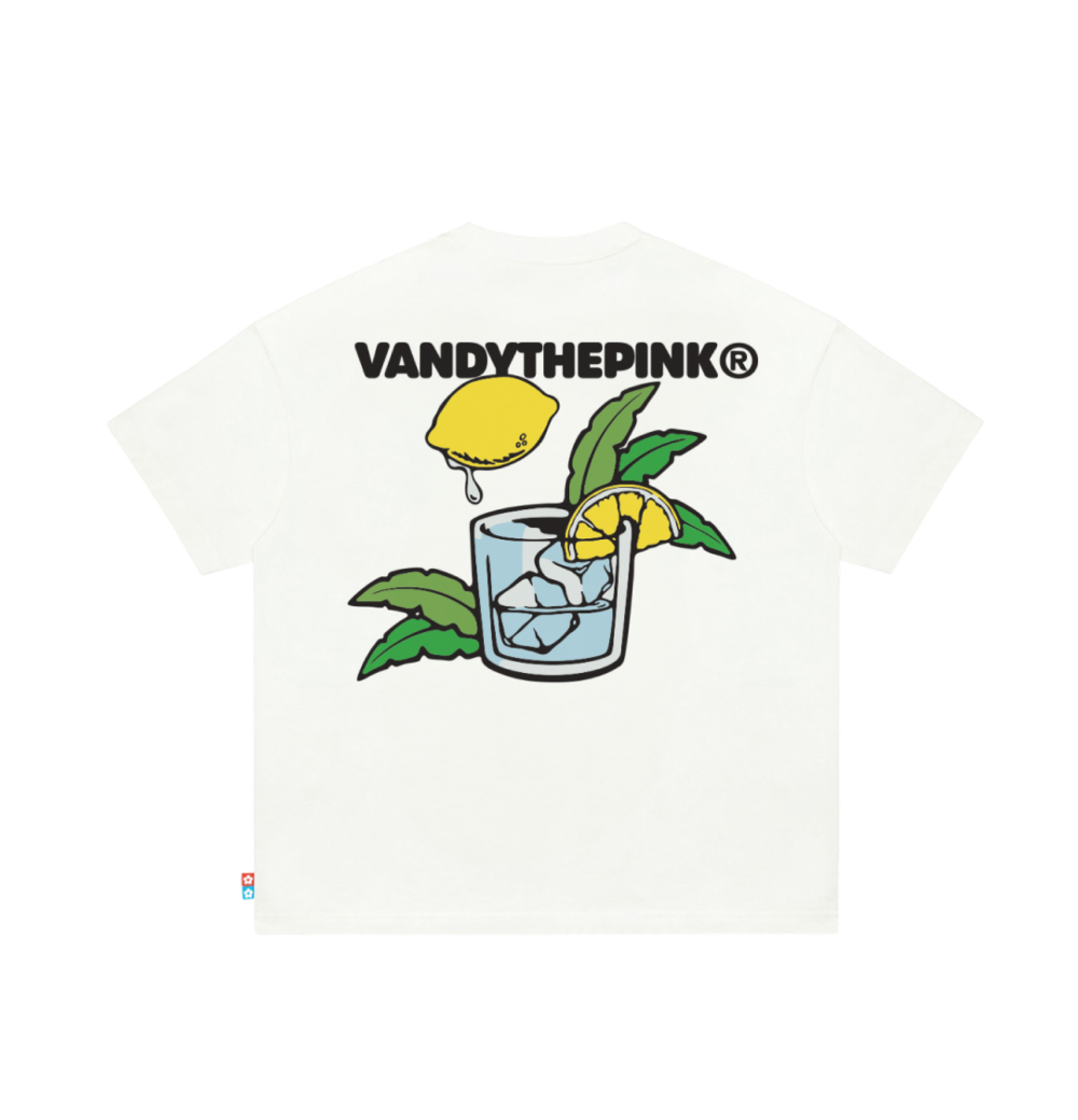 에이티즈 X 반디 더 핑크 '레몬 드롭' 티셔츠(ATEEZ X Vandy The Pink 'Lemon Drop' T-shirt)