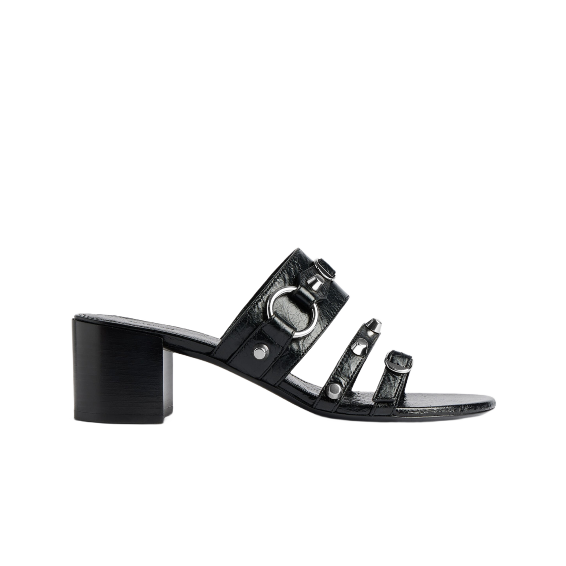 840085WAD4Y1080 (W) Balenciaga City Sandal Black