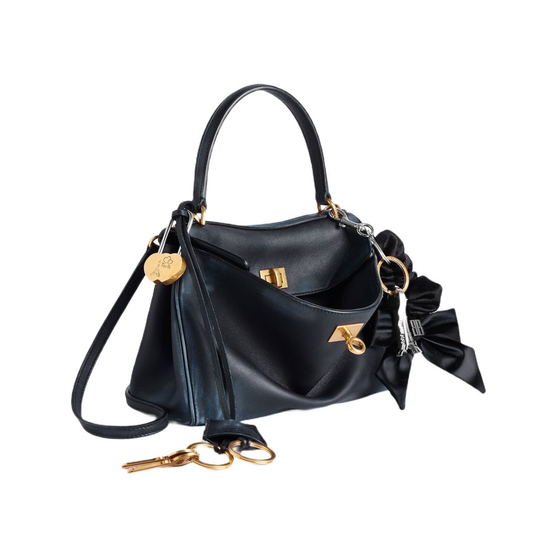 발렌시아가 로데오 핸드백 미니 참 마린 블루(Balenciaga Rodeo Handbag Mini with Charms Marine Blue) - 2