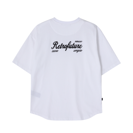SH3TS801WH Songzio Zzero Retrofuture T Shirt White