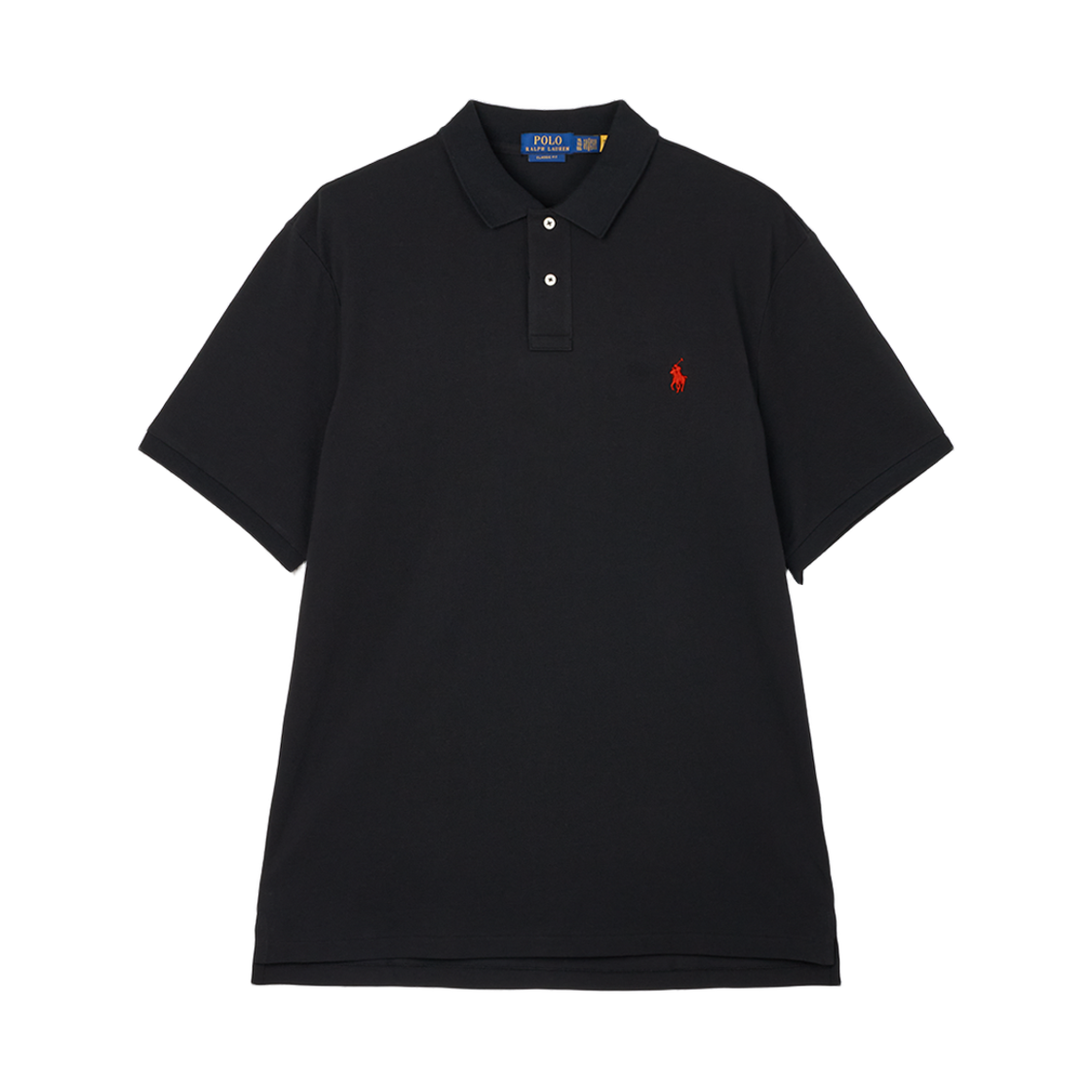 KM5CTSSRL92BK [10%적립] Polo Ralph Lauren Classic Fit Mesh Polo Shirt Black - 25FW