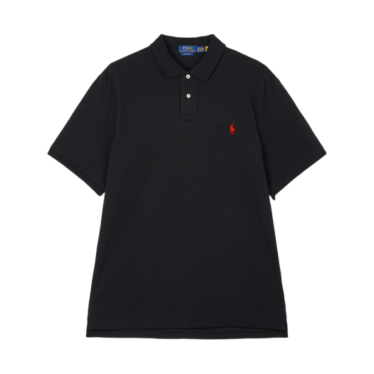 KM5CTSSRL92BK [30% 적립] Polo Ralph Lauren Classic Fit Mesh Polo Shirt Black - 25FW