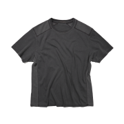[더블적립] ETCE Mixed Shoulder Panel Tee Charcoal