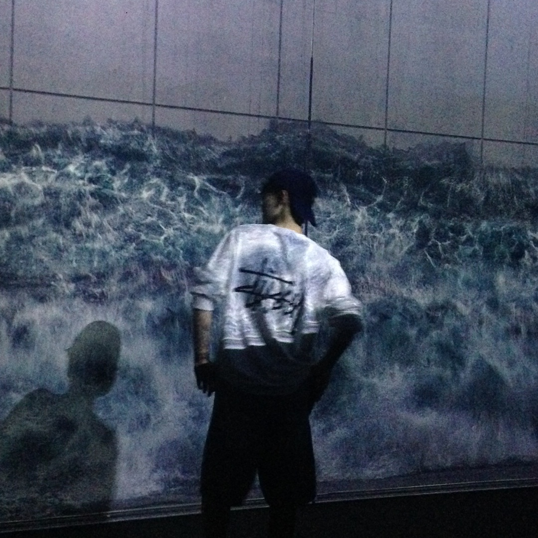 Stussy Basic Stussy LS T-Shirt White 착용 스타일