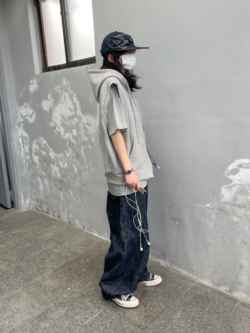 Converse Chuck 70 Hi Renew Denim Tri-Panel 착용 스타일 - 4