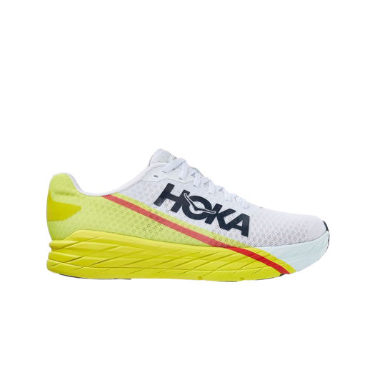 Hoka Rocket X White Evening Primrose