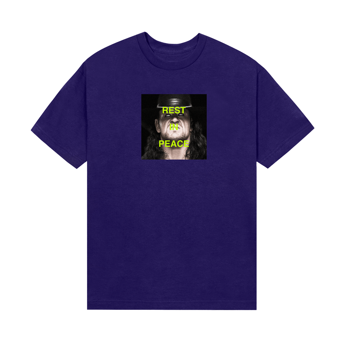 안티소셜소셜클럽 더블유더블유이 유 윌 레스트 인 피스 티셔츠 퍼플(ASSC x WWE You Will Rest In Peace Tee Purple) - 2