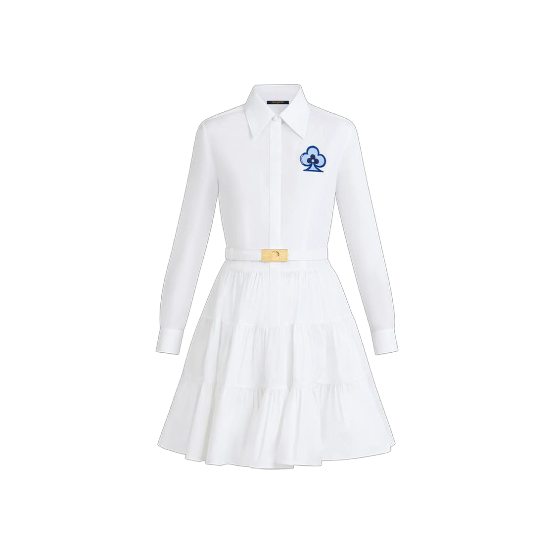 ITUBPC7BV56D Louis Vuitton Game On Skirt Shirt Dress 1A8LIZ Size 36