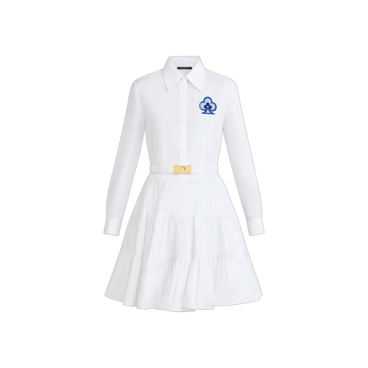 ITUBPC7BV56D [A등급] Louis Vuitton Vintage Game On Skirt Shirt Dress 1A8LIZ Size 36