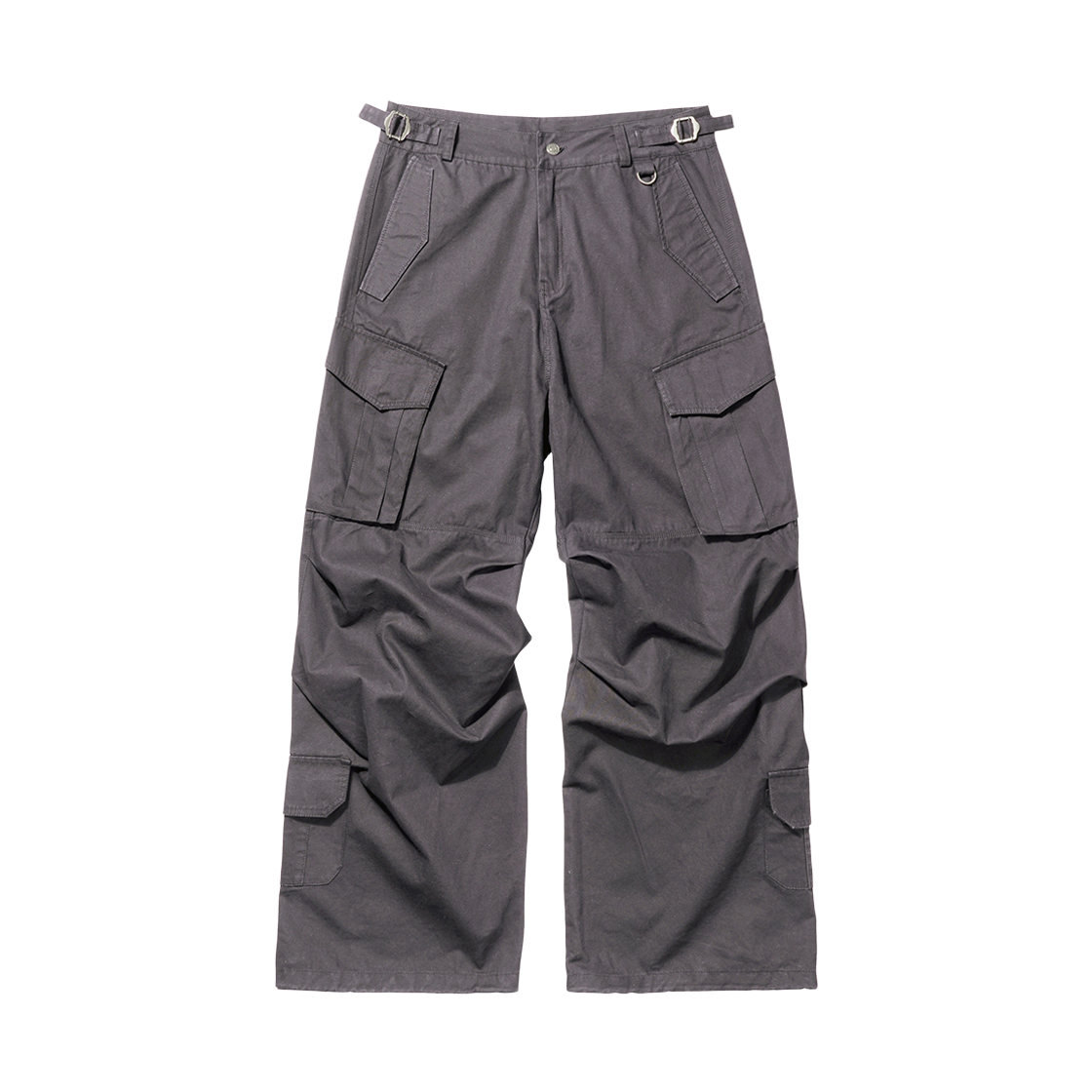 [KREAM 단독] 플레이버리즘 빈티지 워시드 카고팬츠 워시드 차콜([KREAM 단독] Flavorism VTG Washed Cargo Pants Washed Charcoal)