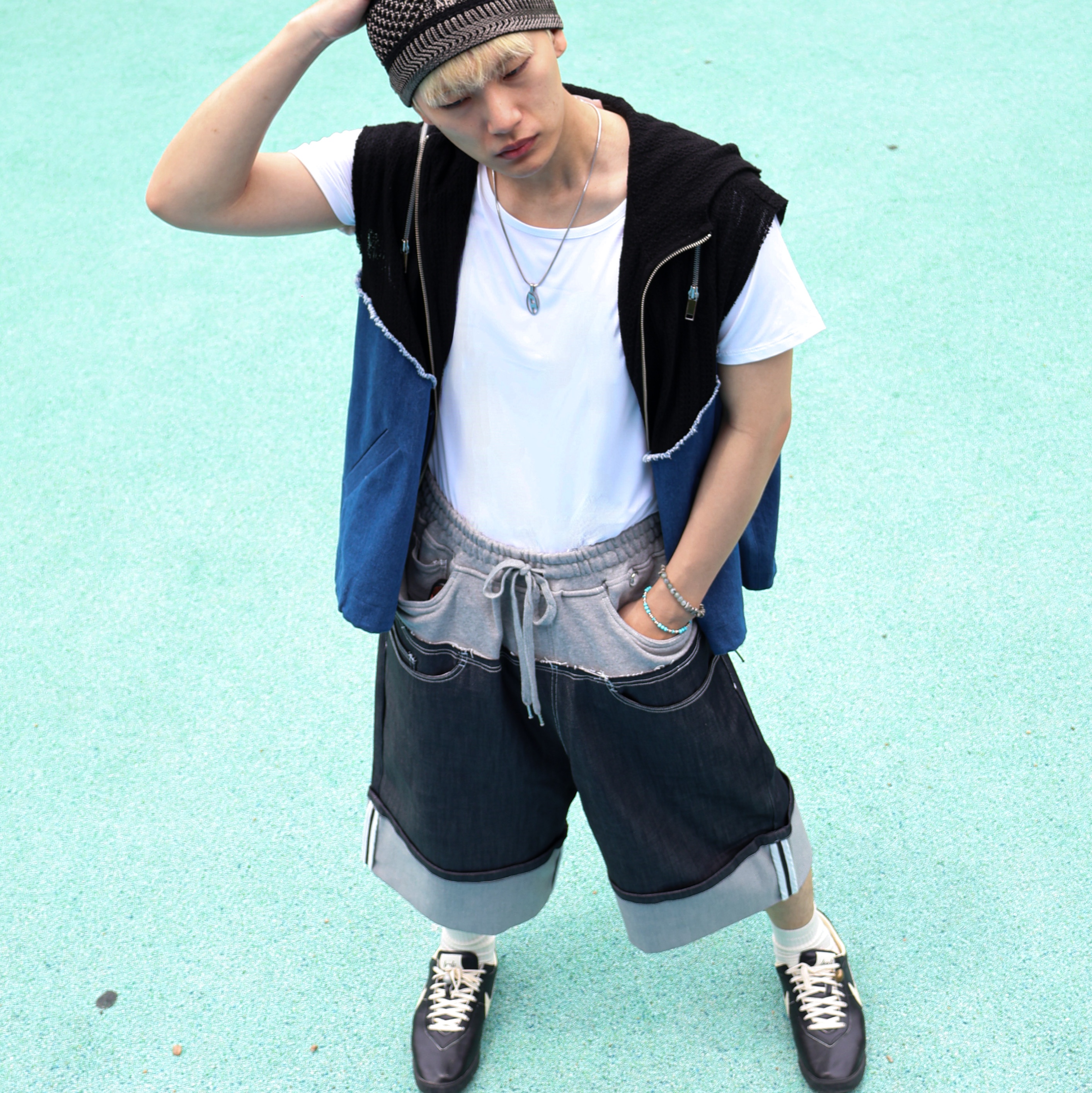 Nike x Bode Astrograbber SP Black and Coconut Milk 착용 스타일 - 3