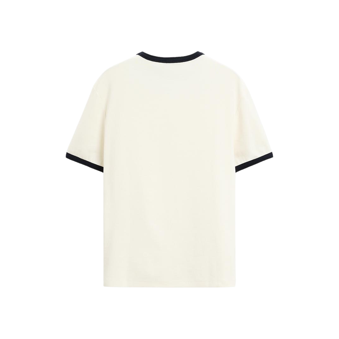 자라 베이직 콘트라스트 립 티셔츠 오이스터 화이트(Zara Basic Contrast Rib T-Shirt Oyster White) - 2