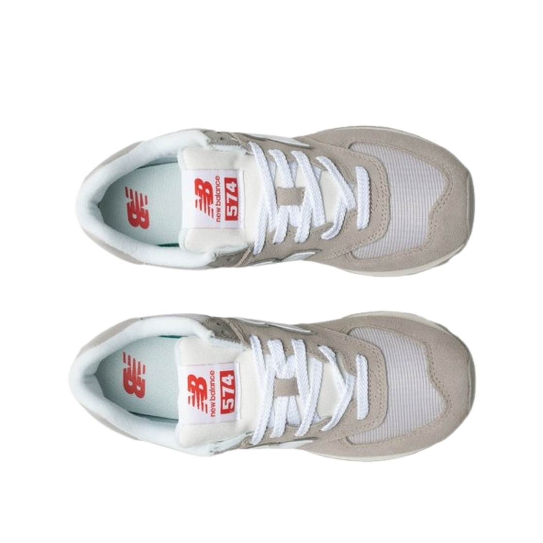 뉴발란스 574 그레이 화이트 - D 스탠다드(New Balance 574 Grey White - D Standard) - 2