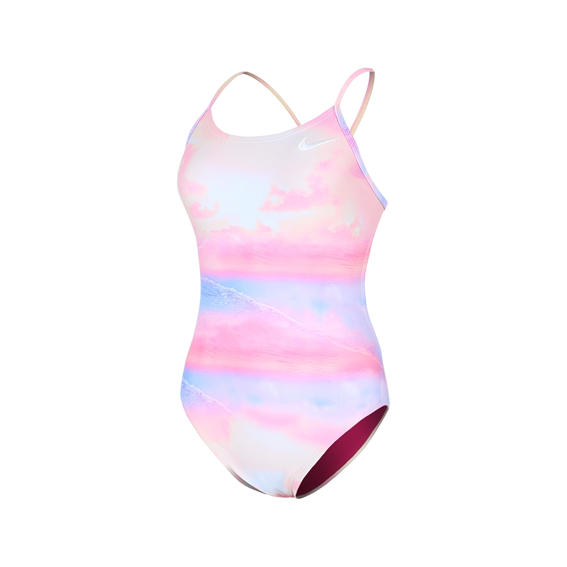 (W) 나이키 스윔 비포 선셋 컷아웃 시트론 펄스((W) Nike Swim Before Sunset Cut Out Citron Pulse)