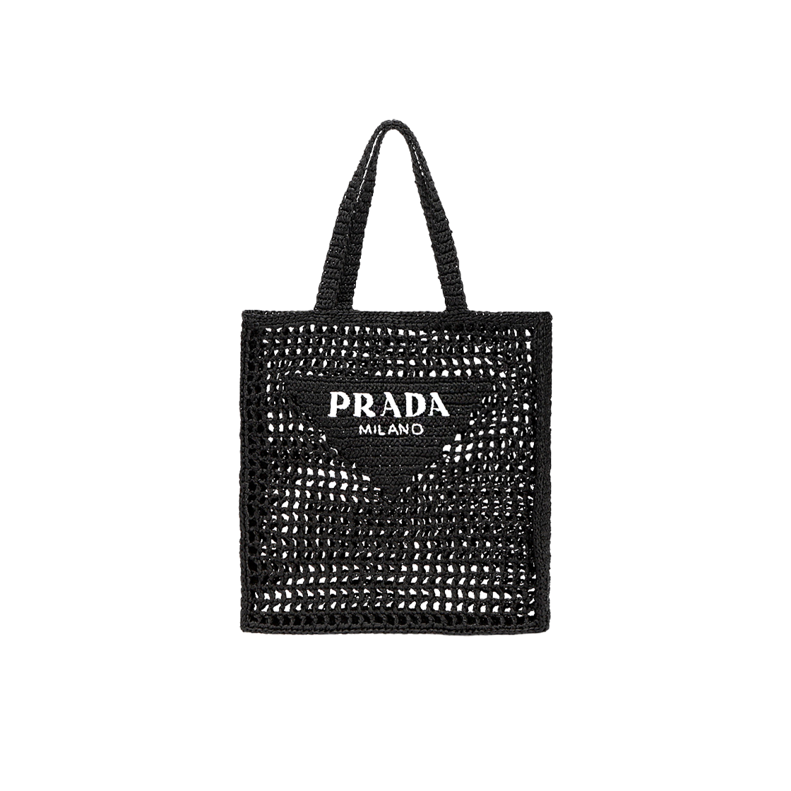 프라다 크로쉐 토트백 블랙(Prada Crochet Tote Bag Black) - 1