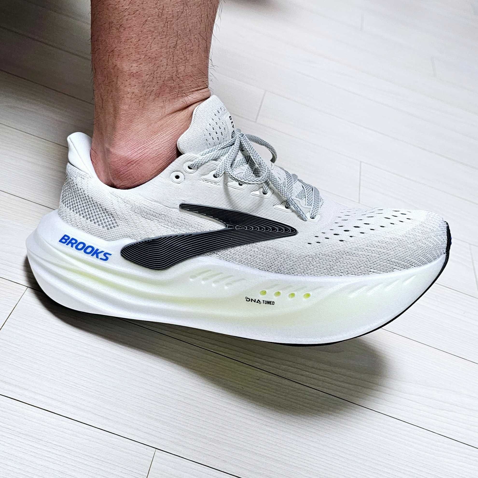 Brooks Running Glycerin Max Grey - D Medium 착용 스타일