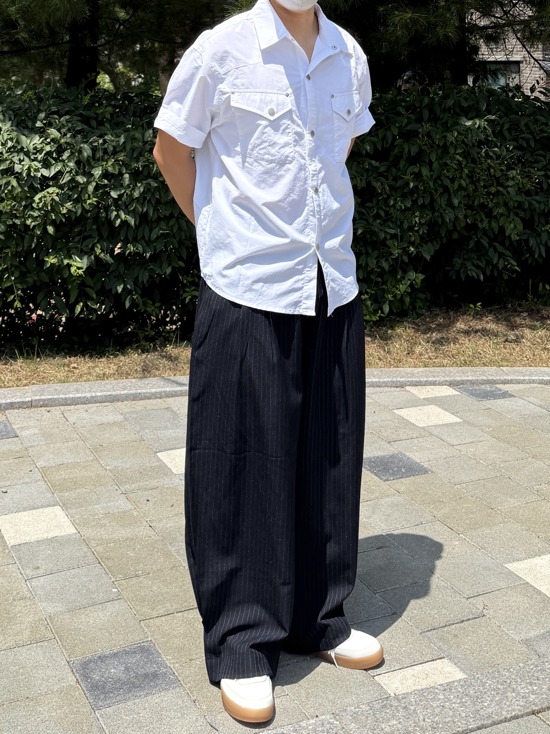 Nike x J.Crew Killshot 2 Sail Midnight Navy 착용 스타일 - 2