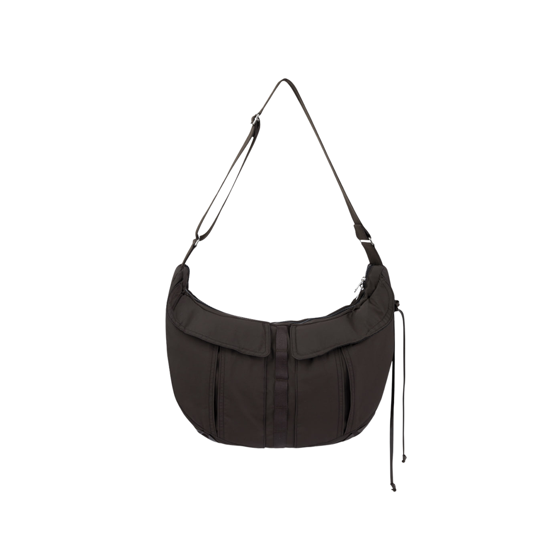 - IUGAMAKARAS Taped Shoulder Bag Brown