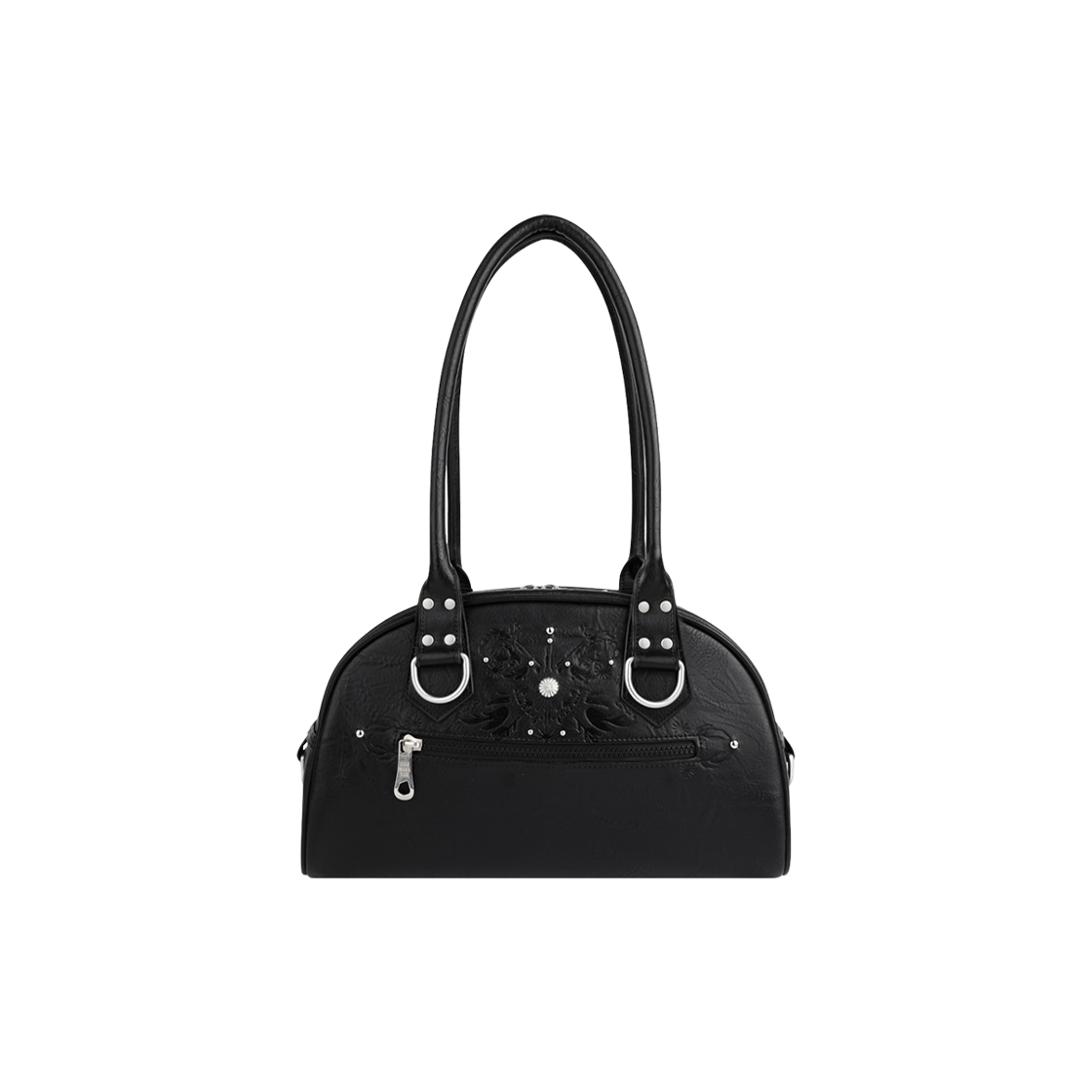 이우가마카라스 스터드 레더 볼링백 블랙(Iugamakaras Studded Leather Bowling Bag Black)