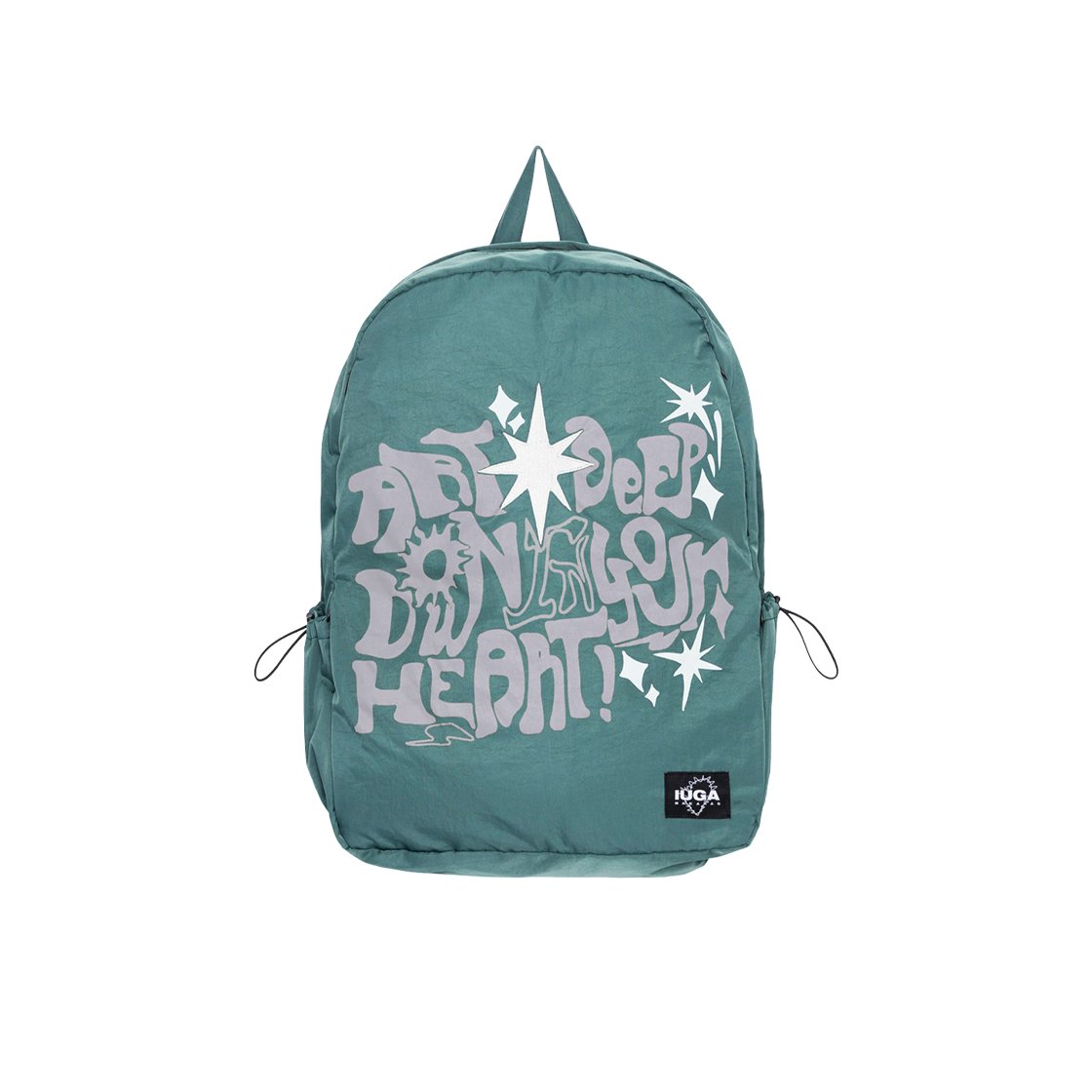 이우가마카라스 프린티드 히든 포켓 백팩 그린(Iugamakaras Printed Hidden Pocket Backpack Green)