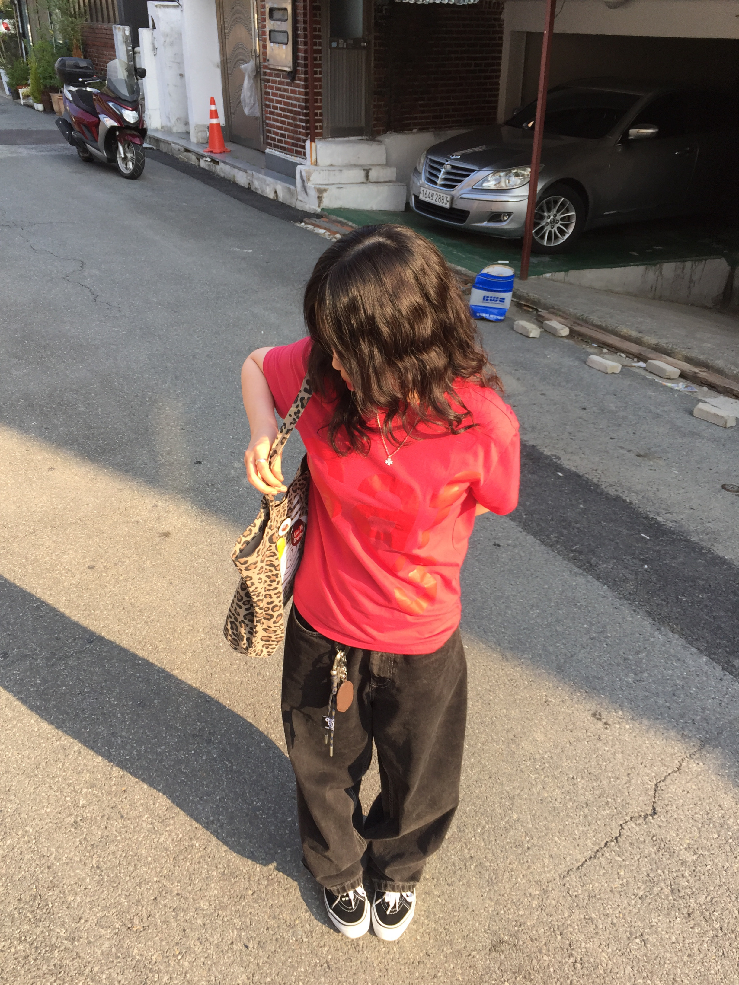 [KREAM 단독] Safarispot Basic Safari T-Shirt Red, Polar Skate Co. Big Boy Pants Silver Black 착용 스타일
