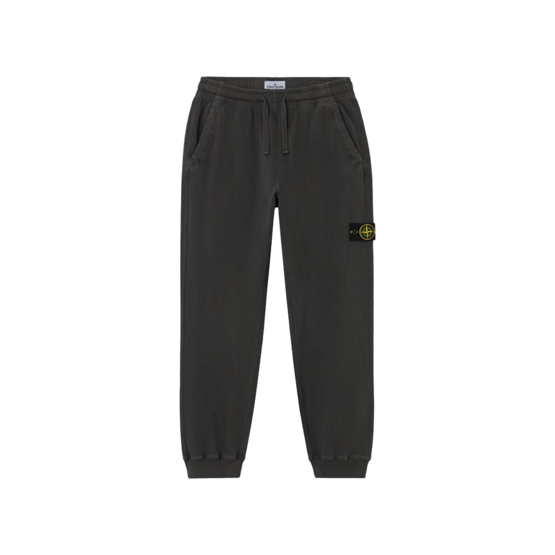 K1S1562000-05S0060-V0165 Stone Island 6200005 Malfile Fleece Old Effect Regular Tapered Fit Joggers with Slub Effect and Pockets Pants Charcoal Grey - 25SS