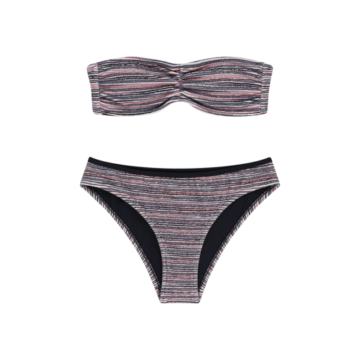 SU2502TC81 COYSEIO Coastal Stripe Bikini Multi