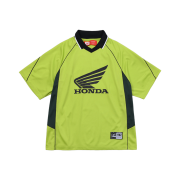 [KREAM 단독] Honda Mesh Jersey V Neck Short Sleeve Lime