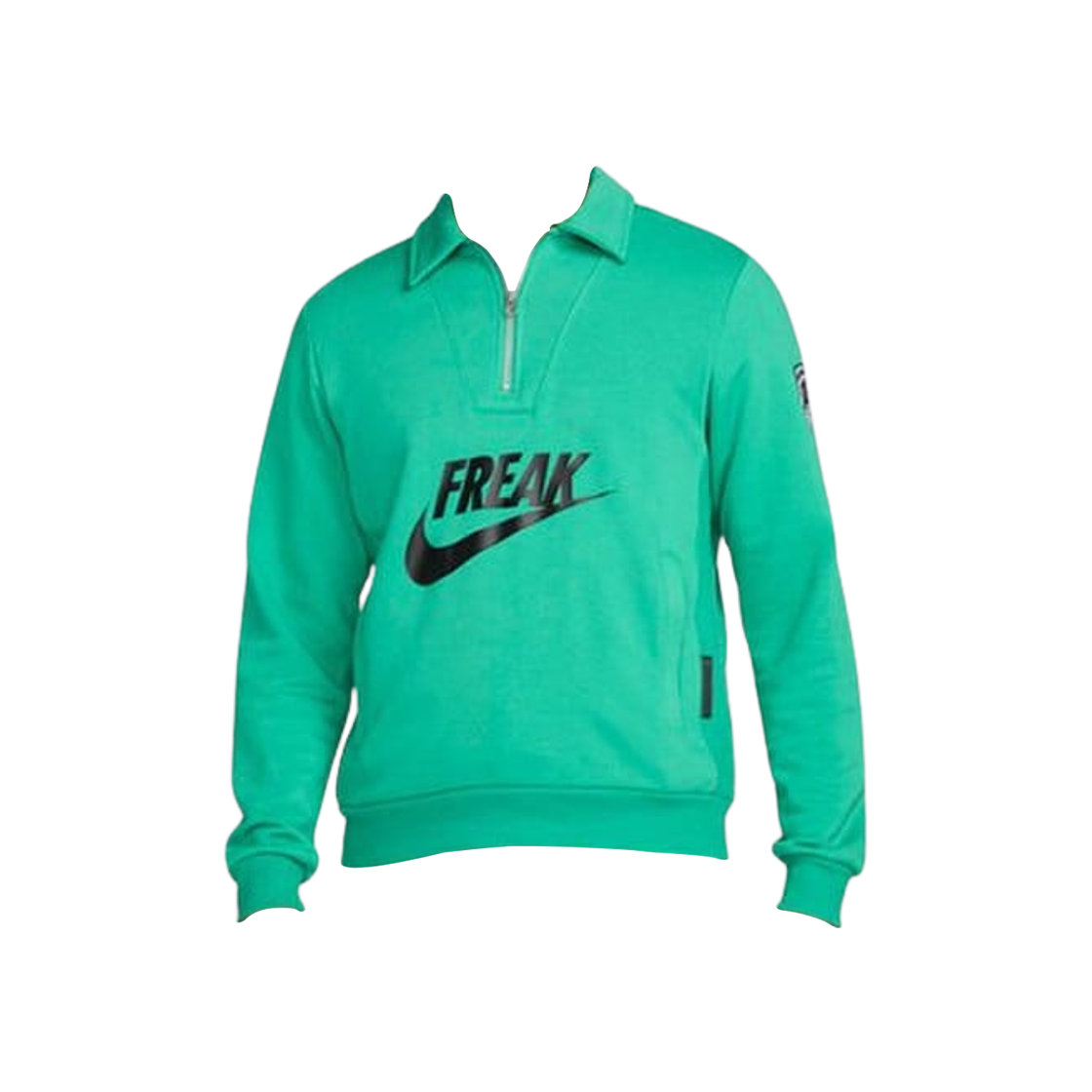 FZ0929-324 Nike Giannis Standard Issue Quarter Zip Basketball Top Stadium Green Black - Asia