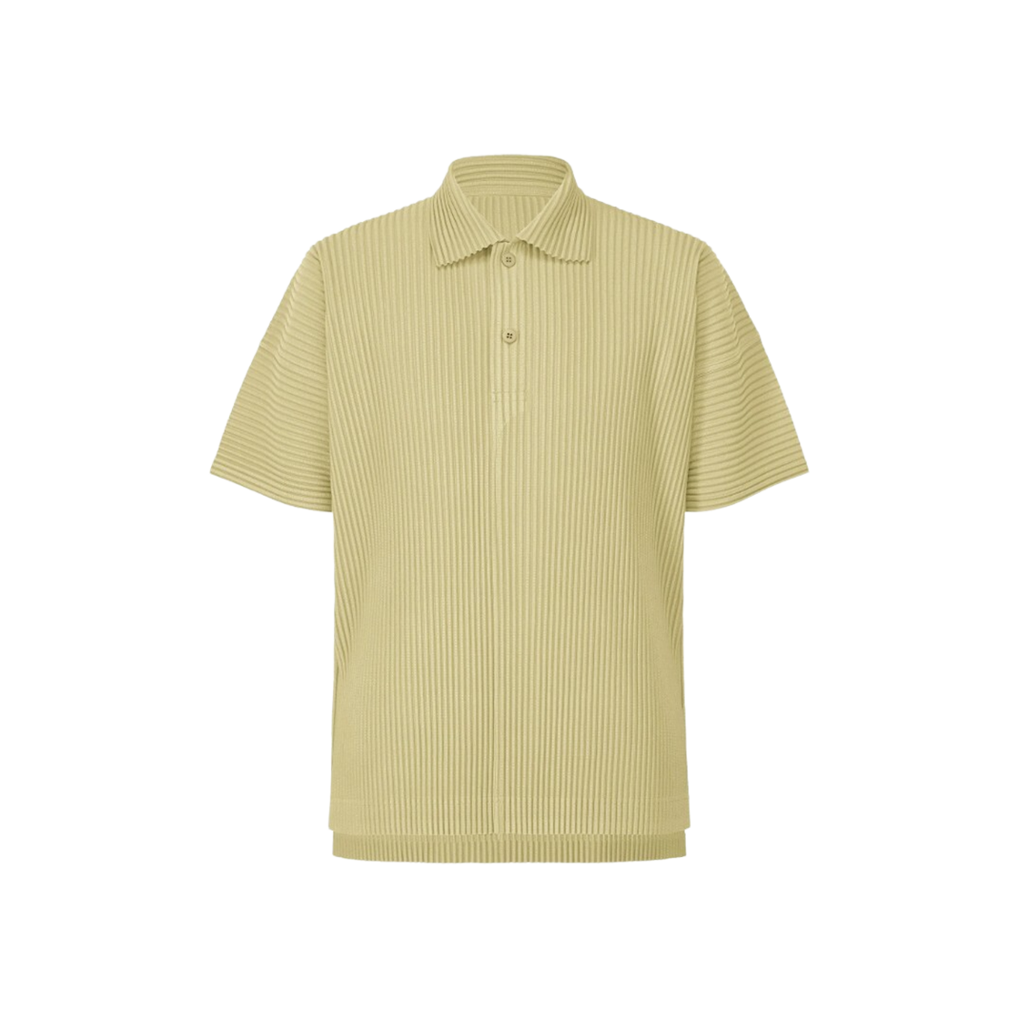 JM123-42 Homme Plisse Issey Miyake MC May Shirt Dry Grass Green