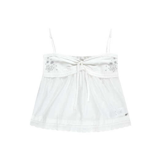 SU2502ST81 COYSEIO Solar Stitch Sleeveless White